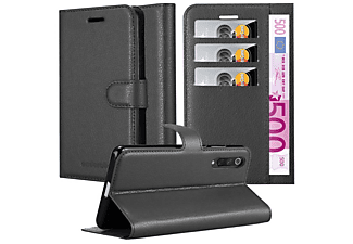 carcasa de móvil  - Funda libro para Móvil - Carcasa protección resistente de estilo libro CADORABO, Xiaomi, Mi 9 SE, negro fantasma