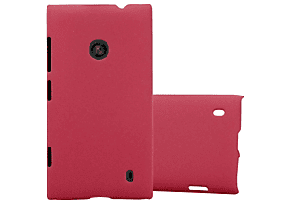 carcasa de móvil Funda rígida para móvil de plástico duro – Carcasa Hard Cover protección;CADORABO, Nokia, Lumia 520, frosty rojo