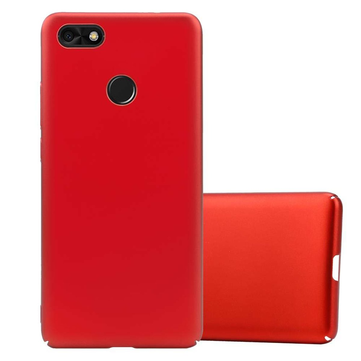 Matt PRO CADORABO Metall 2017, Huawei, Backcover, im Hülle Y6 Hard Case Style, ROT METALL