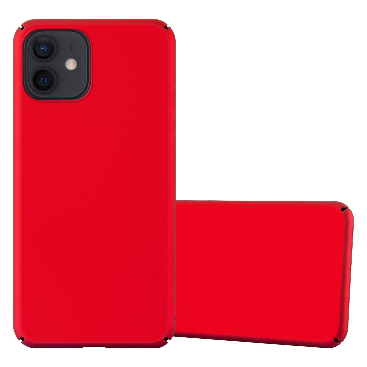CADORABO Hülle Hard im ROT Metall Matt Apple, 12 Style, Backcover, Case PRO MAX, METALL iPhone