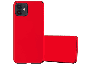 carcasa de móvil  - Funda flexible para móvil - Carcasa de TPU Silicona ultrafina CADORABO, Apple, iPhone 12 / iPhone 12 Pro (6,1"), metal rojo