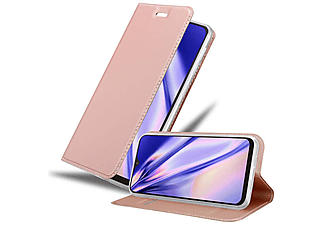 carcasa de móvil  - Funda libro para Móvil - Carcasa protección resistente de estilo libro CADORABO, Samsung, Galaxy A10, classy oro rosa