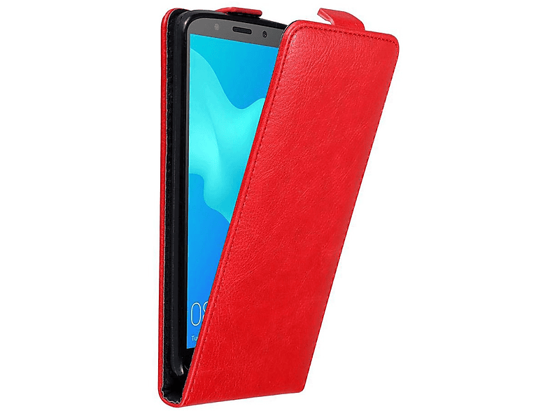 Honor, / Flip Cover, Style, 7S Huawei APFEL Hülle CADORABO Y5 im Flip 2018, ROT