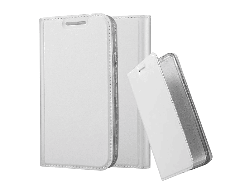 CADORABO Handyhülle Classy Book Style, G3, CLASSY Motorola, MOTO SILBER Bookcover