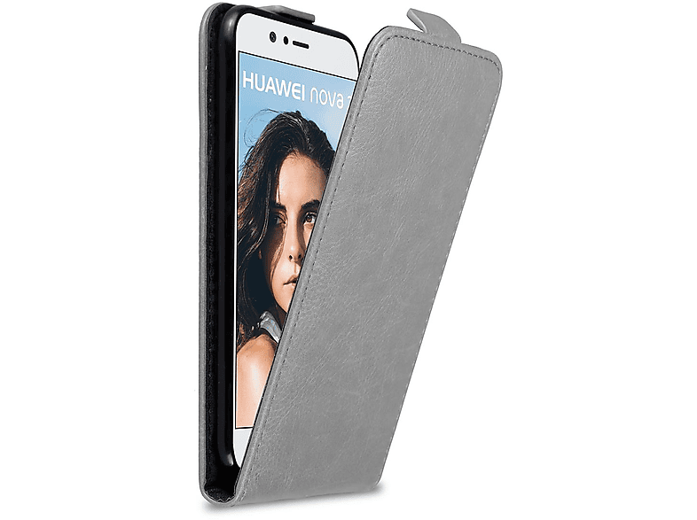 Flip TITAN Flip Style, im Huawei, GRAU NOVA CADORABO 2, Cover, Hülle