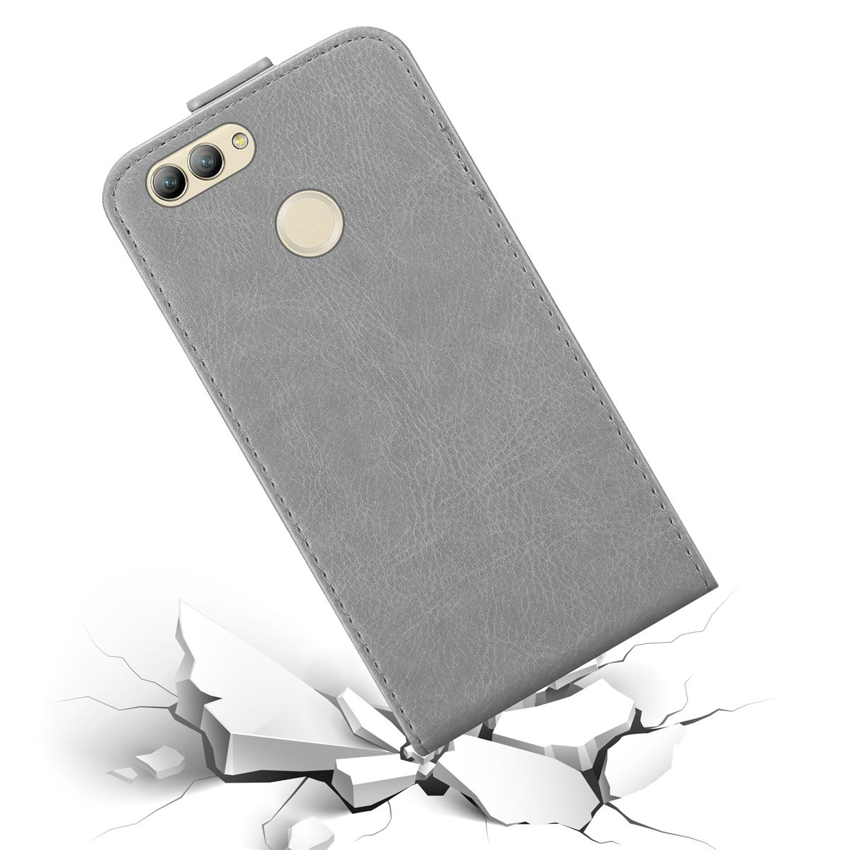 GRAU NOVA im Huawei, Cover, 2, Style, Flip TITAN CADORABO Flip Hülle