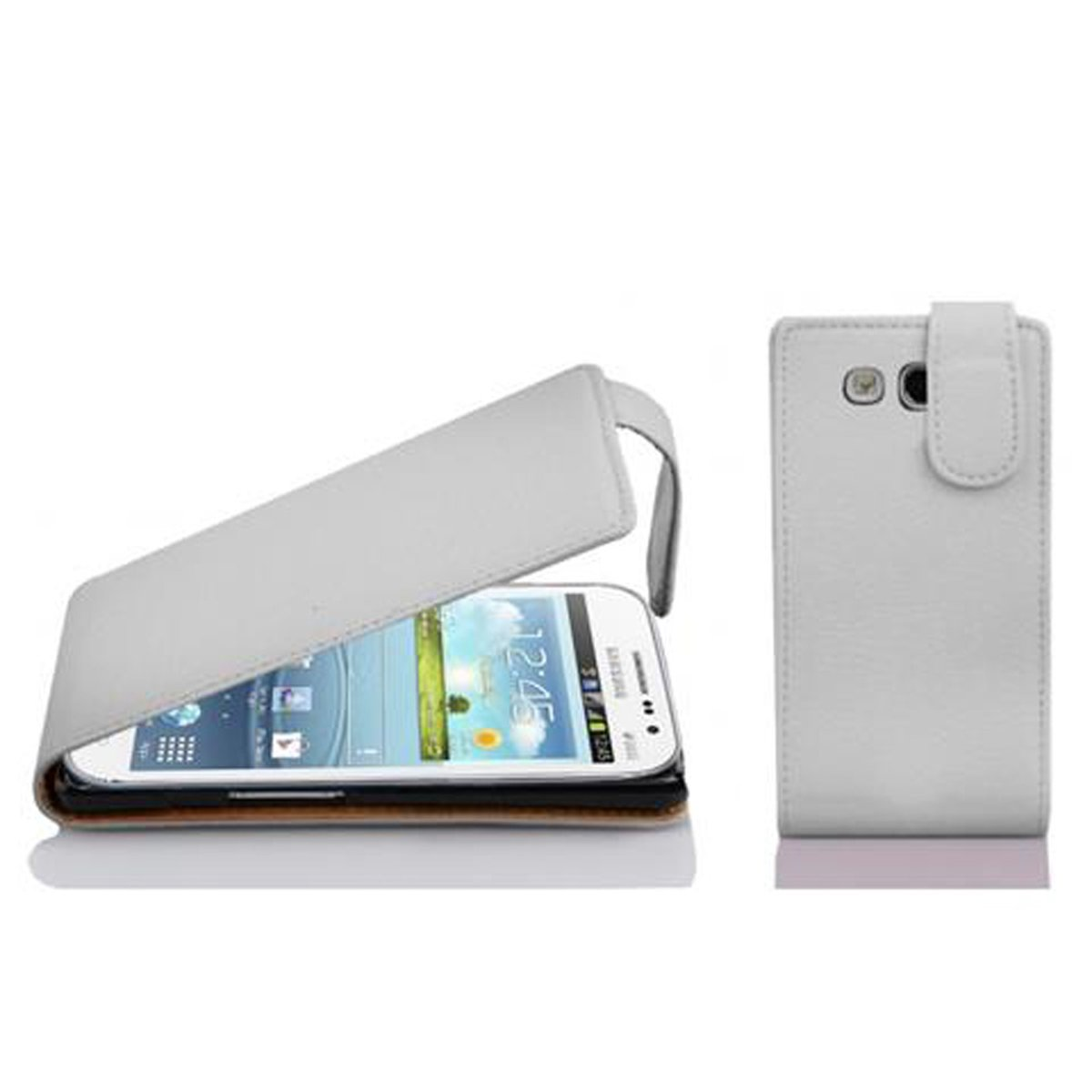 Cadorabo Custodia Flip HTC Wildfire In Similpelle Verde Mela - Cover Wallet Con Chiusura Magnetica - 2