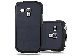 carcasa de móvil Funda rígida para móvil de plástico duro – Carcasa Hard Cover protección;CADORABO, Samsung, Galaxy S3 MINI, woody azul