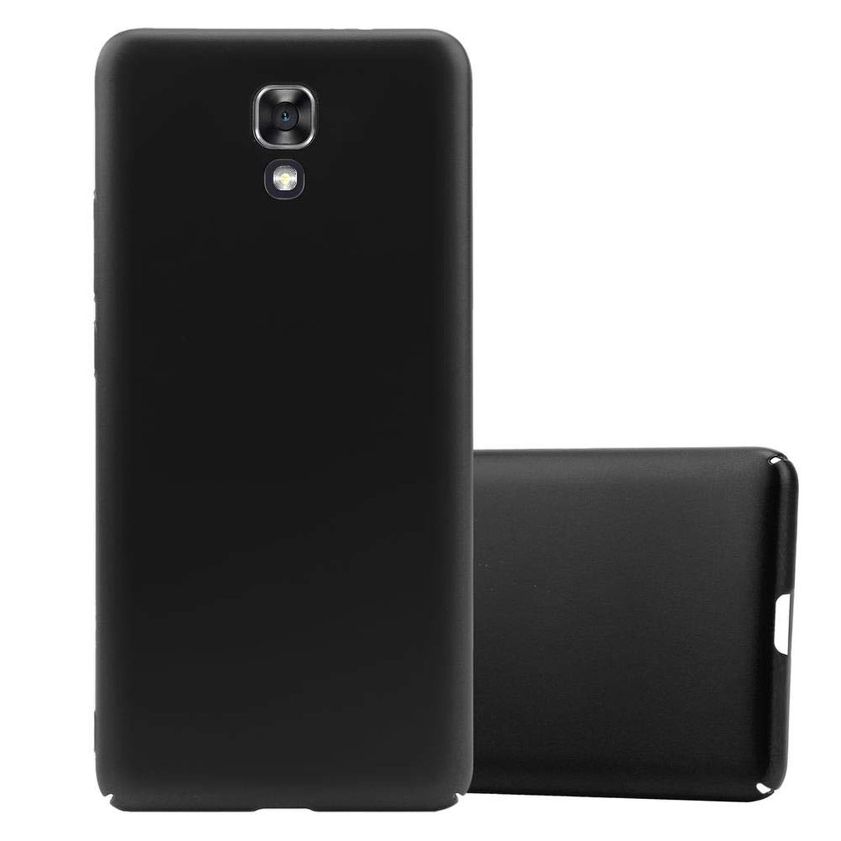 Style, LG, SCHWARZ Backcover, X Hülle METALL Hard im SCREEN, Matt Case Metall CADORABO