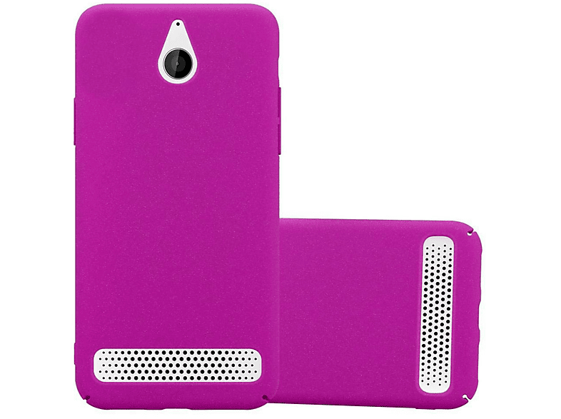 Xperia Hülle Frosty PINK Style, E1, CADORABO Case Hard im Sony, Backcover, FROSTY