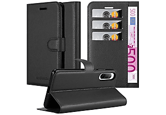 carcasa de móvil  - Funda libro para Móvil - Carcasa protección resistente de estilo libro CADORABO, Sony, Xperia 10 II, negro fantasma