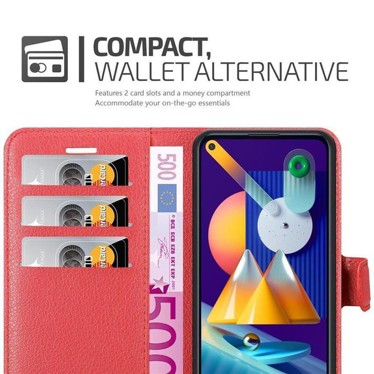 CADORABO Bookcover, M11, ROT Standfunktion, Samsung, KARMIN Book Galaxy A11 / Hülle