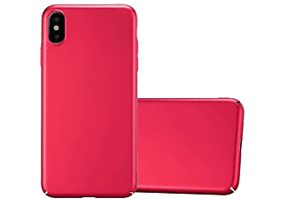 carcasa de móvil Funda rígida para móvil de plástico duro – Carcasa Hard Cover protección;CADORABO, Apple, iPhone XS MAX, metal rojo