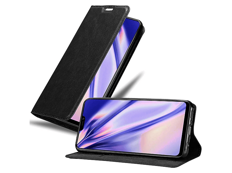 Custodia Folio Nera con Funzione Stand Cinema e Porta Carte per HONOR X6B 4G - Jaym