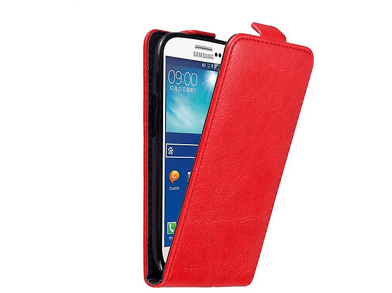 CADORABO Hülle im Flip S3 Flip Cover, Samsung, ROT / NEO, Galaxy APFEL S3 Style