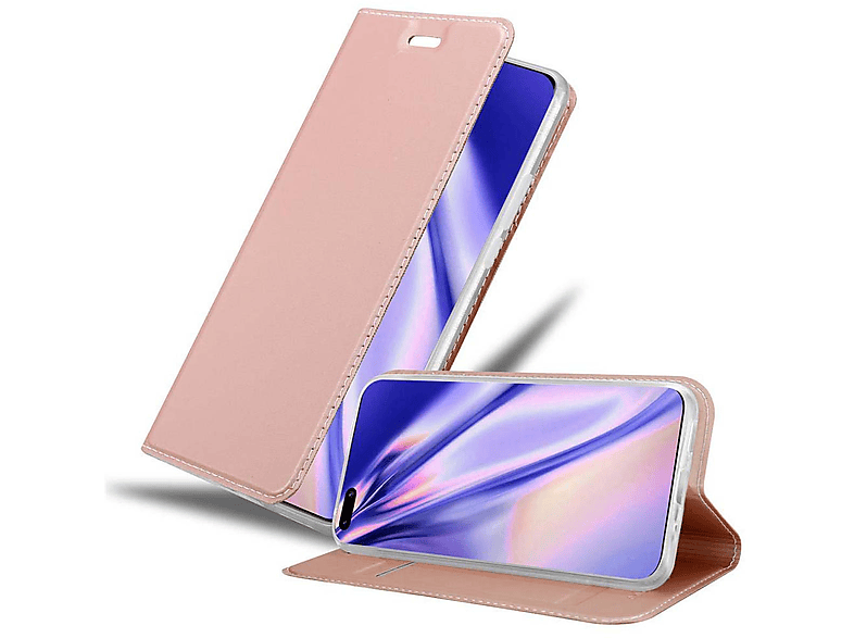 CADORABO Handyhülle Classy Book Style, Bookcover, Huawei, P40 PRO / P40 PRO+, CLASSY ROSÉ GOLD | Bookcover