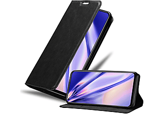 carcasa de móvil  - Funda libro para Móvil - Carcasa protección resistente de estilo libro CADORABO, Xiaomi, Redmi Note 9, negro antracita