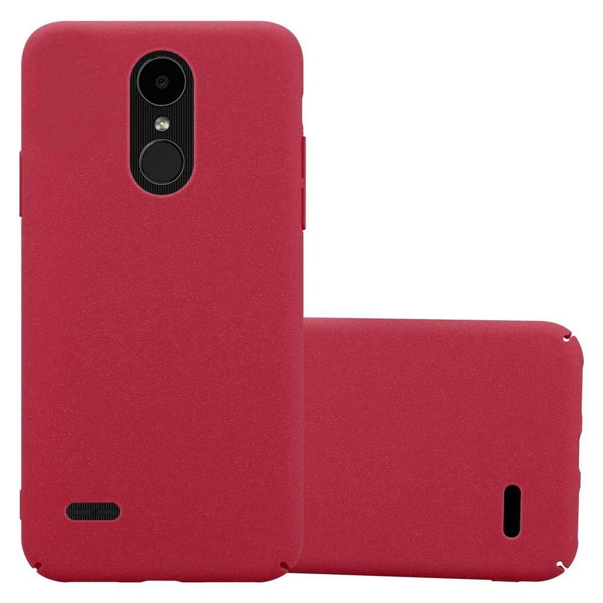 CADORABO Hülle Hard im Backcover, Frosty 2017, LG, FROSTY ROT K4 Style, Case