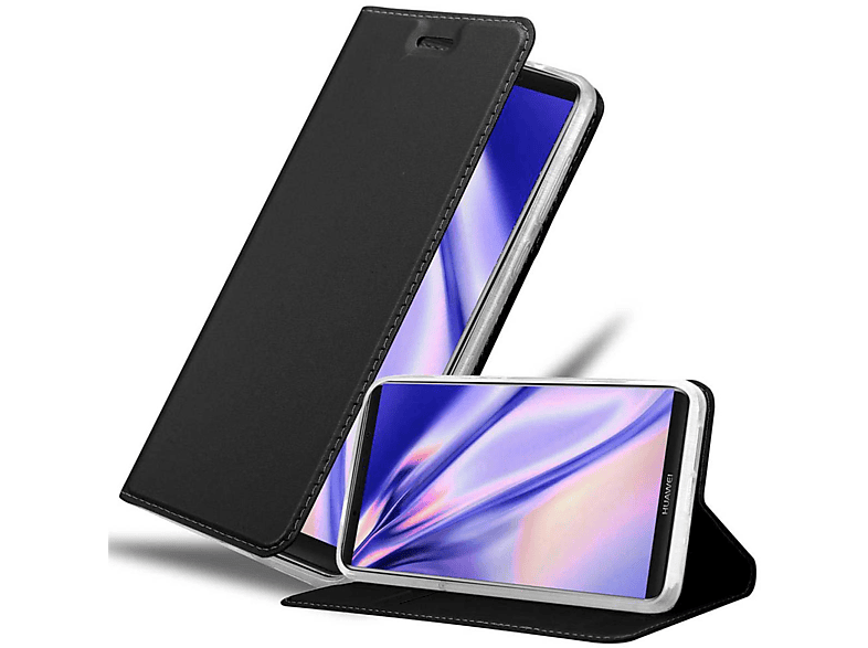CADORABO Handyhülle Classy Book Style, Bookcover, Huawei, MATE 10 PRO, CLASSY SCHWARZ | Bookcover