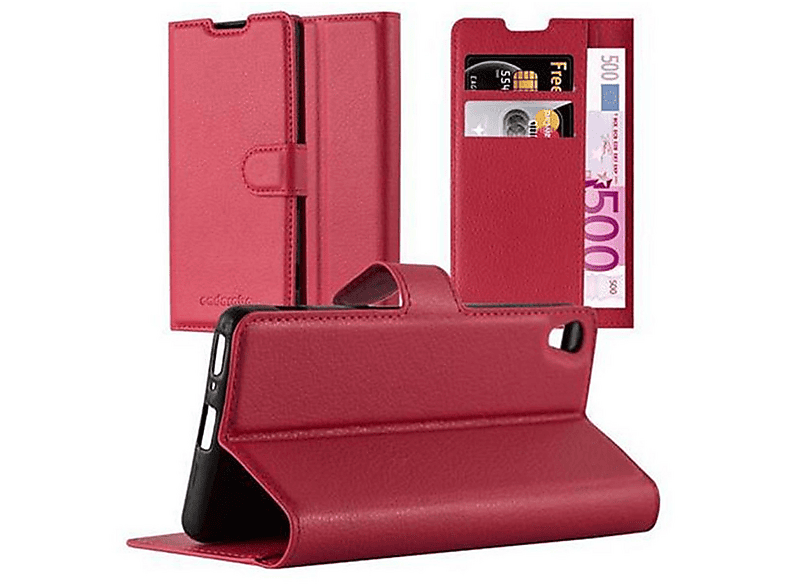 Cadorabo Custodia Libro Per Sony Xperia M5, Colore Blu Mare, Con 3 Slot Carte E Chiusura Magnetica, Cover Portafoglio In Similpelle - 2