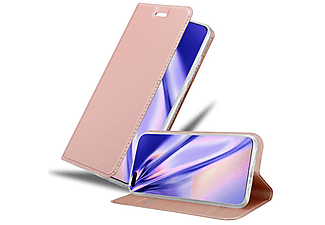carcasa de móvil  - Funda libro para Móvil - Carcasa protección resistente de estilo libro CADORABO, Huawei, P40, classy oro rosa