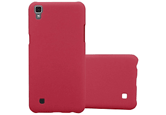 carcasa de móvil Funda rígida para móvil de plástico duro – Carcasa Hard Cover protección;CADORABO, LG, X Power, frosty rojo