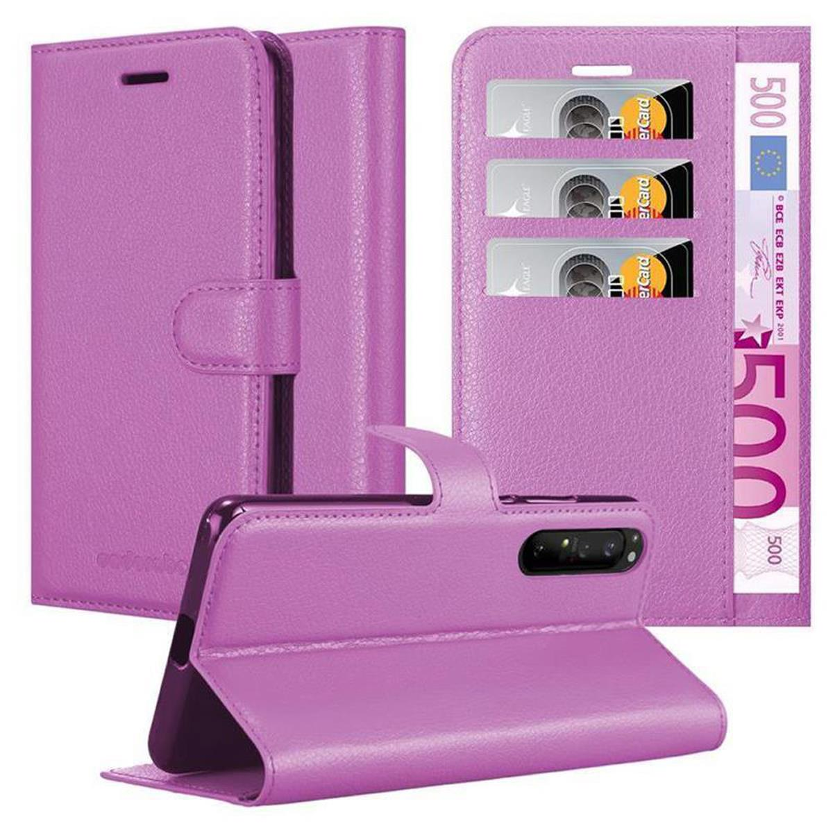 Cadorabo Custodia Libro Portafoglio Per Sony Xperia M2 - Violetta Ametista, Con Slot Carte E Chiusura Magnetica, Funzione Stand - 2