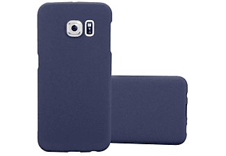 carcasa de móvil Funda rígida para móvil de plástico duro – Carcasa Hard Cover protección;CADORABO, Samsung, Galaxy S6 EDGE PLUS, frosty azul