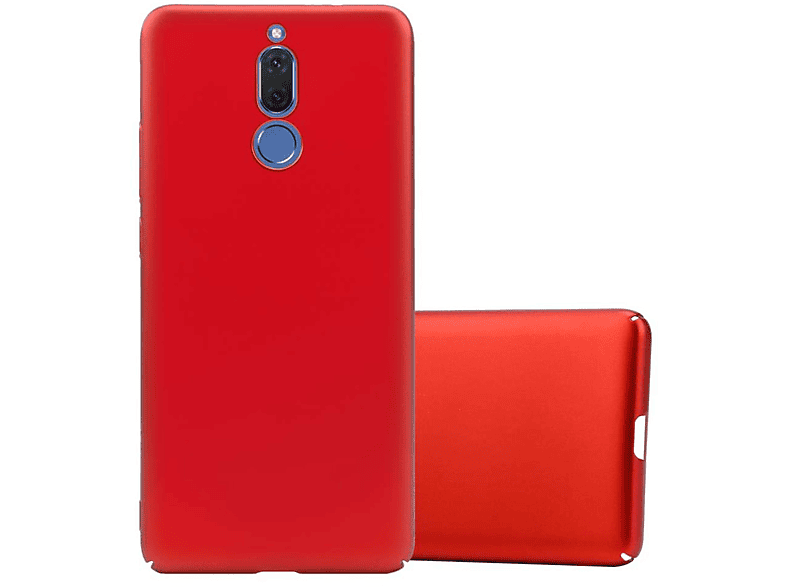 CADORABO Hülle im Hard Case MATE METALL LITE, Matt 10 Huawei, Backcover, Metall ROT Style