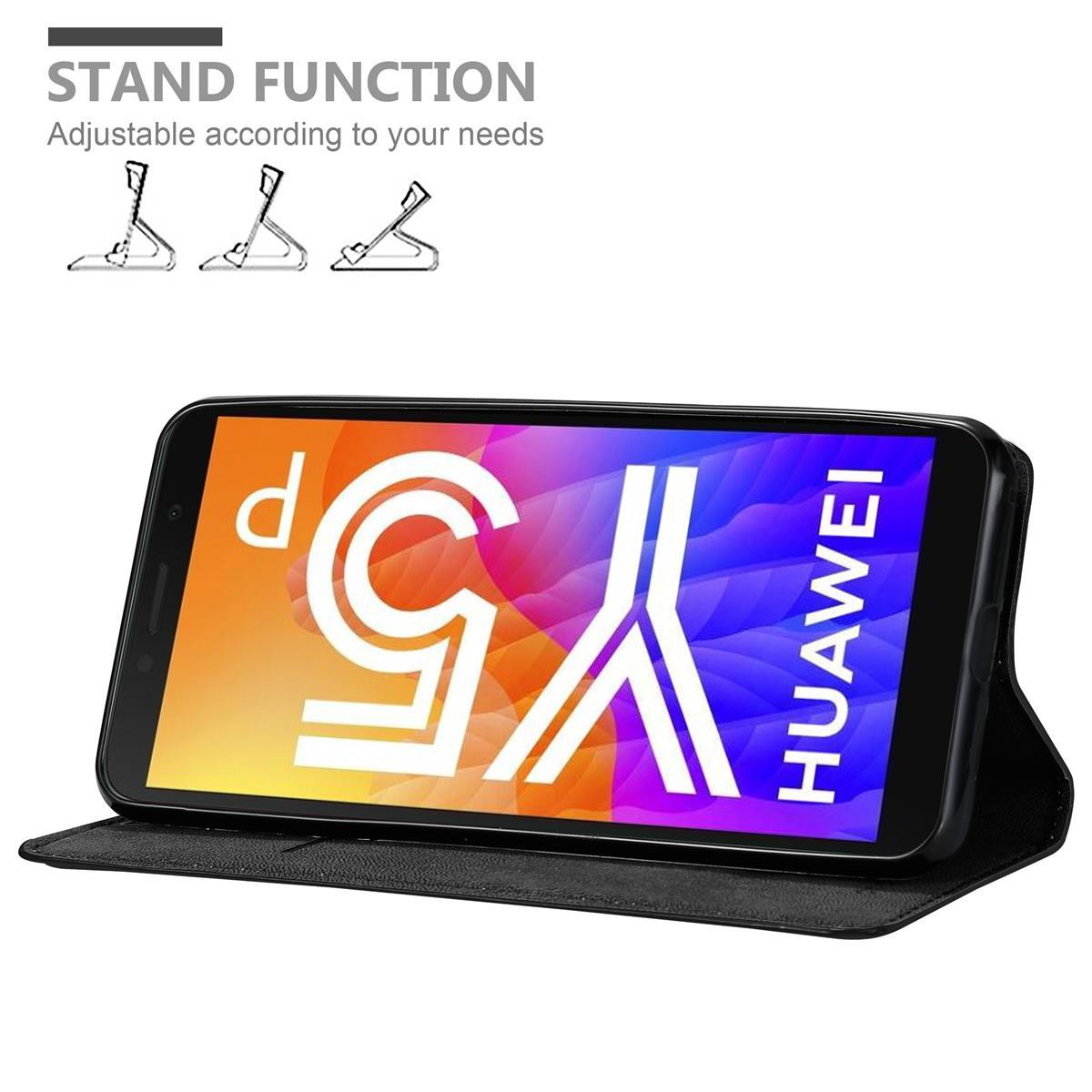 Telefono in custodia, che mostra la funzione stand.