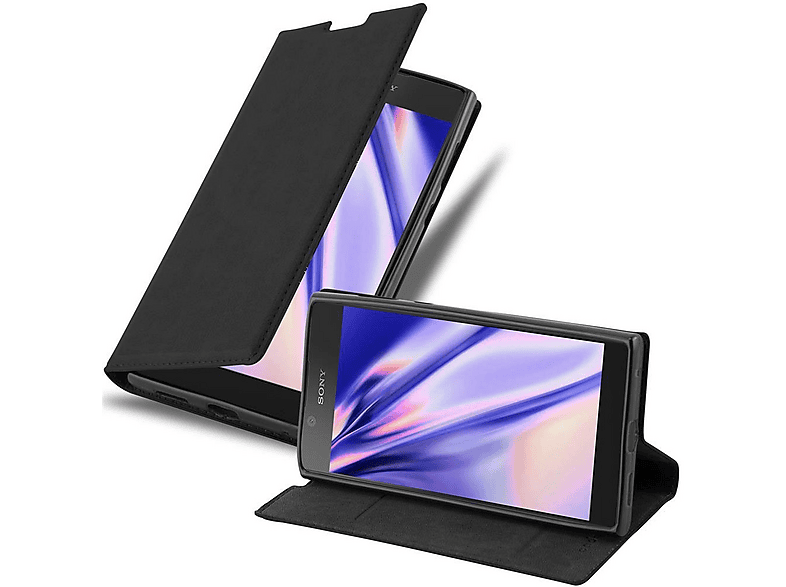 Custodia A Libro Cadorabo Per Sony Xperia PRO-I – Portafoglio Con Chiusura Magnetica, Slot Carte E Funzione Stand (Nero Notte)