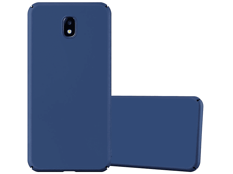 Case BLAU Backcover, Metall Style, METALL Hülle 2017, im Samsung, J7 Hard CADORABO Galaxy Matt