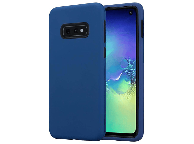 CADORABO Hybrid Hülle 3-in-1 Schutz, Backcover, Samsung, Galaxy S10 4G, DUNKEL BLAU