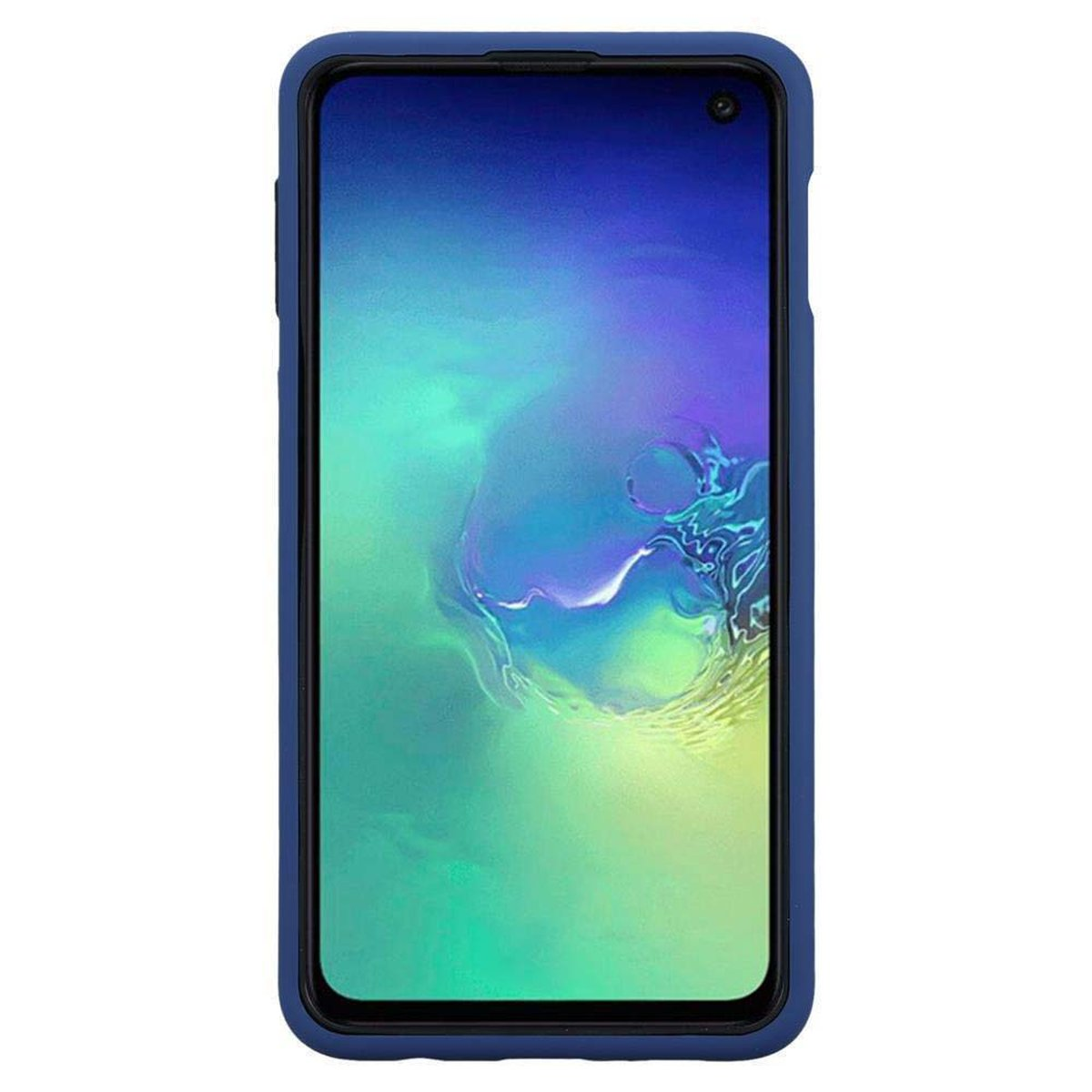 Hybrid BLAU CADORABO S10 Backcover, Galaxy Samsung, Schutz, 4G, 3-in-1 Hülle DUNKEL