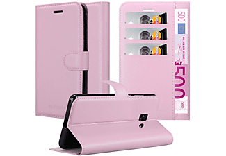 carcasa de móvil  - Funda libro para Móvil - Carcasa protección resistente de estilo libro CADORABO, Samsung, Galaxy A3 2017, rosa antiguo