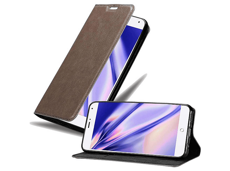 Cadorabo Custodia Libro Portafoglio Per MEIZU MX4 - Pelle Finta Rossa, Slot Carte, Chiusura Magnetica E Stand