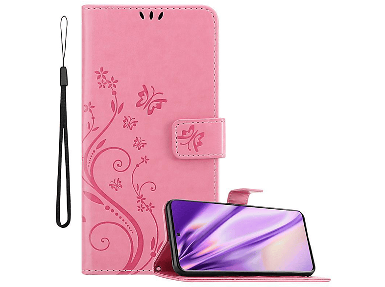Cadorabo Custodia Libro per Motorola Moto C Plus in TURCHESE FIORE - in