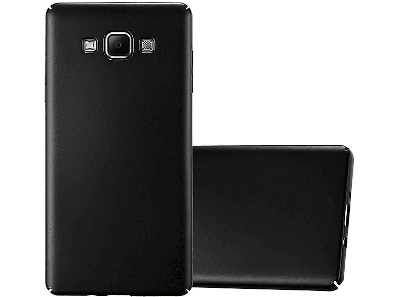 Matt Hülle METALL Metall Backcover, A7 Case im Samsung, Galaxy CADORABO SCHWARZ 2015, Hard Style,