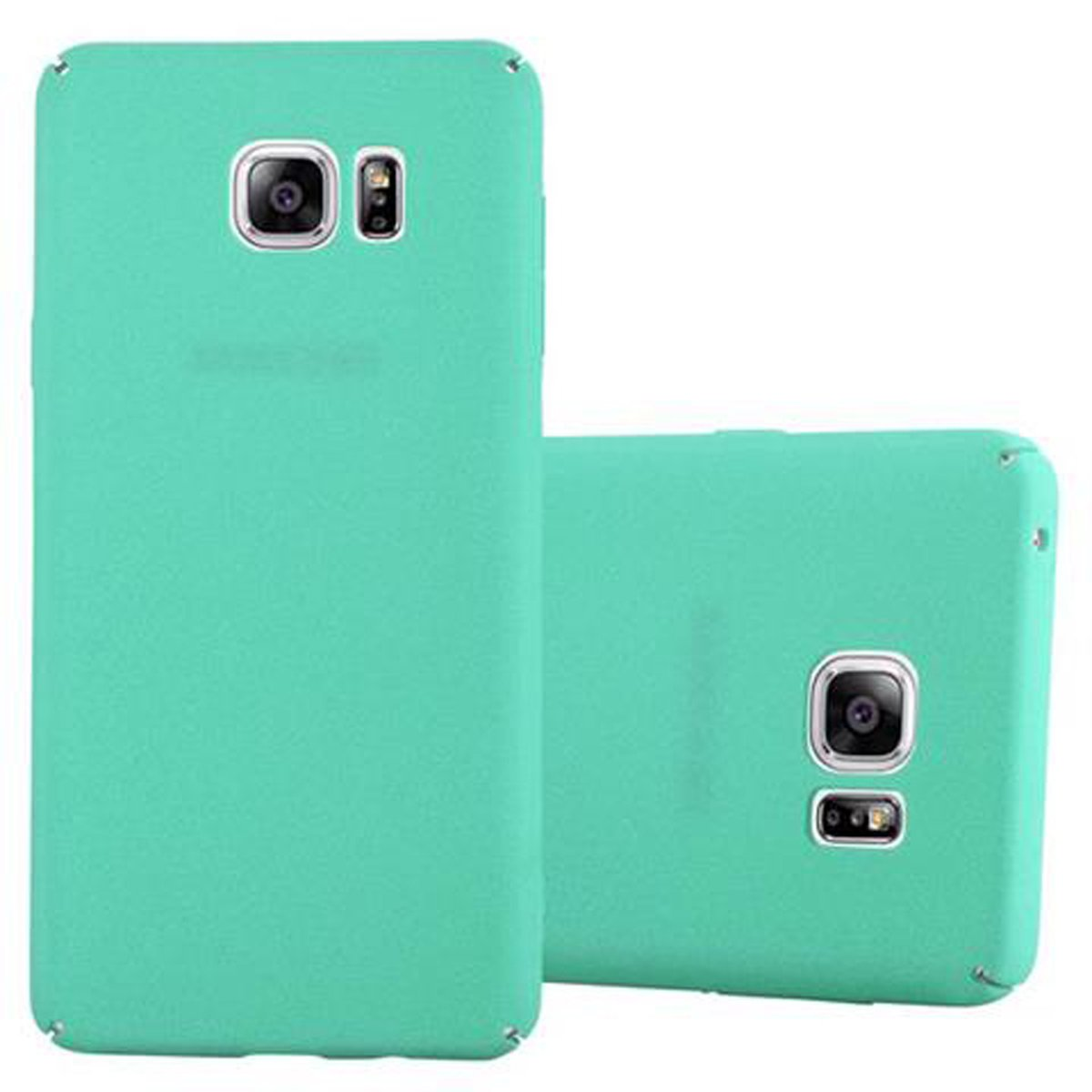 Samsung, Backcover, Hülle Style, CADORABO Case Galaxy NOTE Frosty 5, GRÜN FROSTY Hard im