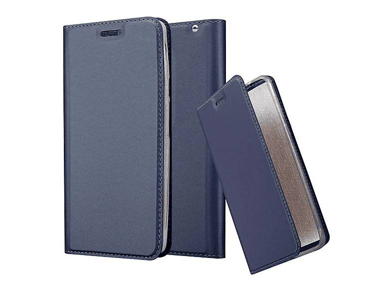 Cadorabo Cover Motorola Moto Edge 50 Pro Blu Floreale - Book Case