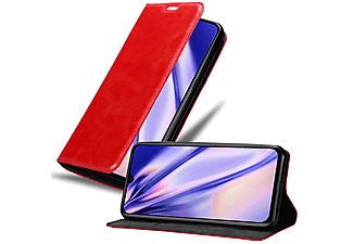 carcasa de móvil  - Funda libro para Móvil - Carcasa protección resistente de estilo libro CADORABO, Xiaomi, Mi 9 SE, rojo manzana