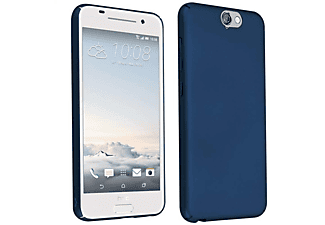 carcasa de móvil Funda rígida para móvil de plástico duro – Carcasa Hard Cover protección;CADORABO, HTC, One A9, metal azul