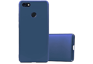 carcasa de móvil Funda rígida para móvil de plástico duro – Carcasa Hard Cover protección;CADORABO, Huawei, Y6 2 PRO 2017, metal azul