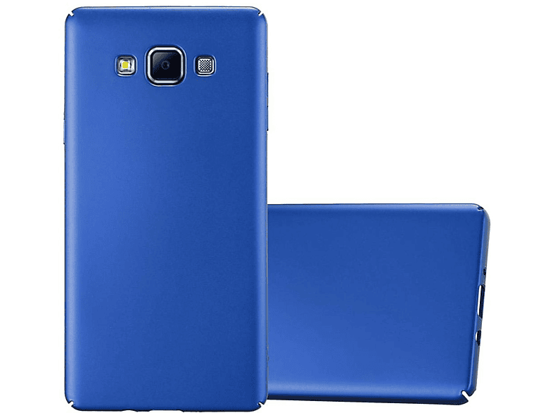 2015, Galaxy im Case METALL Hard Matt A7 CADORABO BLAU Style, Samsung, Hülle Backcover, Metall