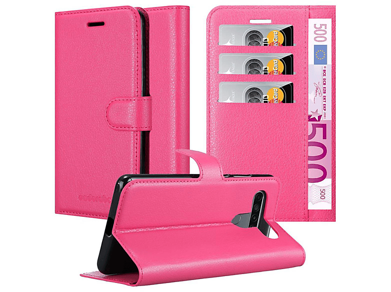 CADORABO Book Hülle K61, CHERRY Bookcover, PINK LG, Standfunktion