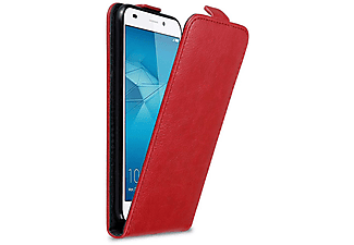 carcasa de móvil  - Funda flip cover para Móvil - Carcasa protección resistente de estilo Flip CADORABO, Honor, 5C, rojo manzana