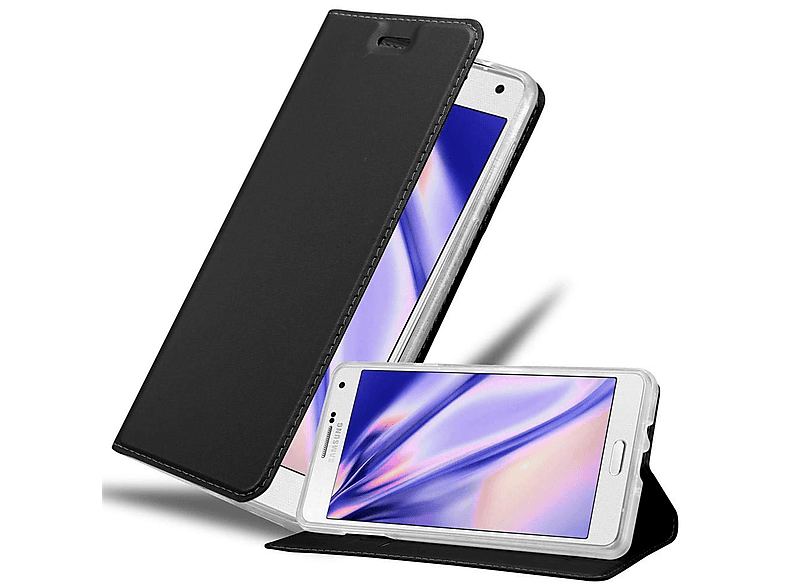 Cadorabo Custodia Libro per HTC One A9 in CLASSY ARGENTO – con Vani di Carte, Funzione Stand e Chiusura Magnetica – Portafoglio Cover Case Wallet Book