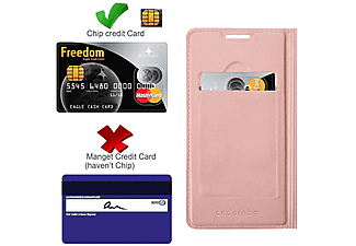 carcasa de móvil  - Funda libro para Móvil - Carcasa protección resistente de estilo libro CADORABO, Nokia, Lumia 920, classy oro rosa