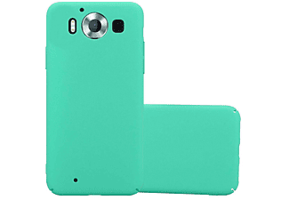carcasa de móvil  - Funda rígida para móvil de plástico duro – Carcasa Hard Cover protección CADORABO, Nokia, Lumia 950, frosty verde