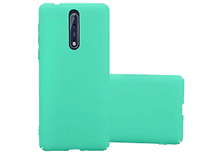 carcasa de móvil Funda rígida para móvil de plástico duro – Carcasa Hard Cover protección;CADORABO, Nokia, 8 2017, frosty verde